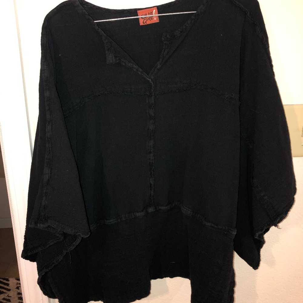 Oh My Gauze black top